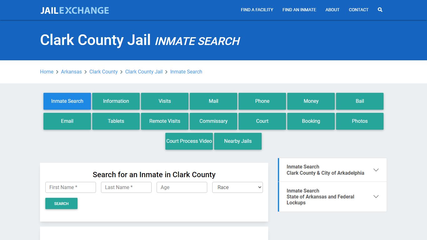 Clark County Jail, AR Inmate Search: Roster & Mugshots