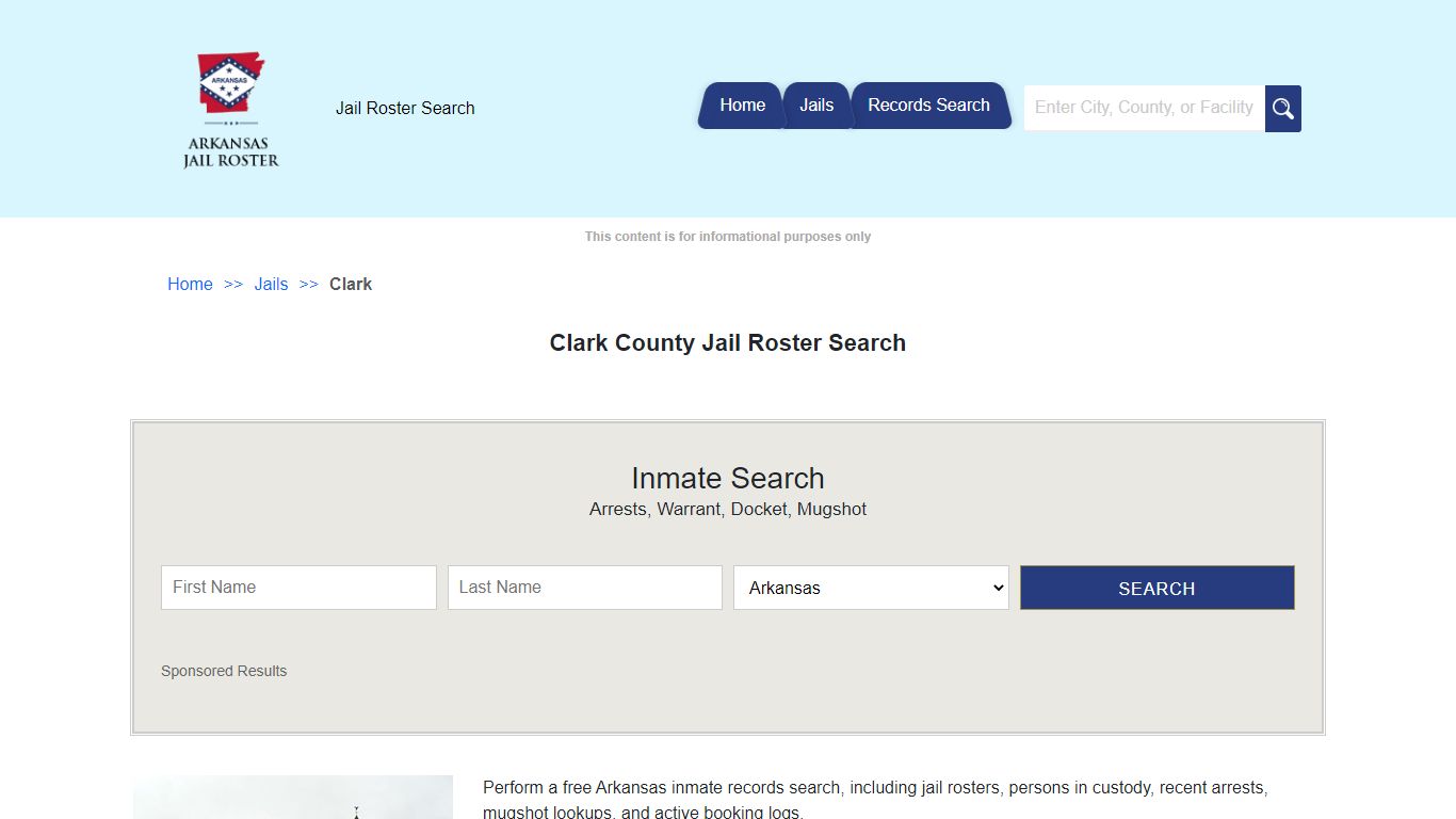 Clark County Jail Roster Search